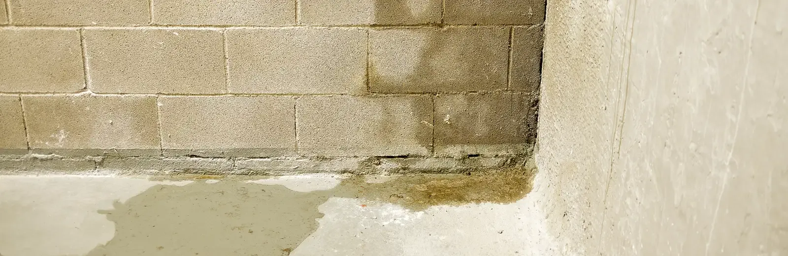 moisture problems cinder block wall